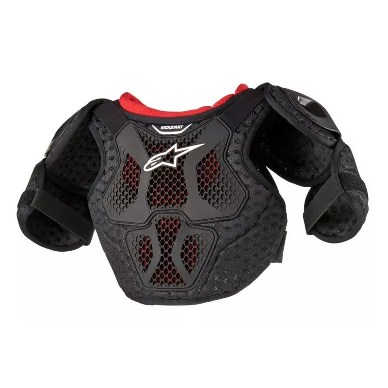 Pare Pierres Enfant Alpinestars Bionic Action Kickstart Noir Rouge