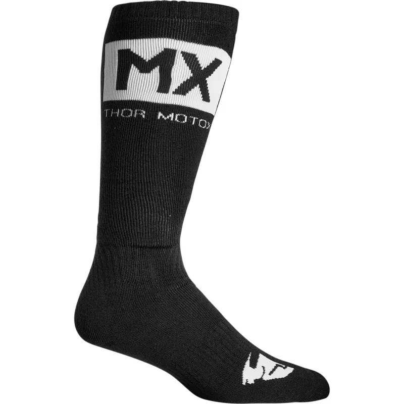 Chaussettes enfant THOR MX noir blanc