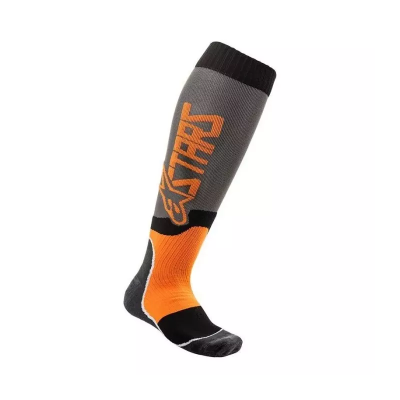 Chaussettes Enfants Alpinestars MX Plus-2 gris orange