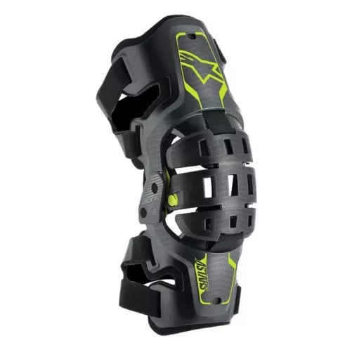 Genouillères Enfants Alpinestars Bionic 5S Noir Jaune Fluo