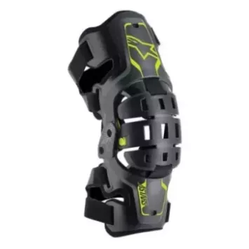 Genouillères Enfants Alpinestars Bionic 5S Noir Jaune FluO
