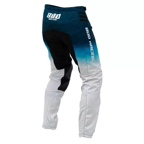 Pantalon BUD RACING GP LAZER turquoise blanc