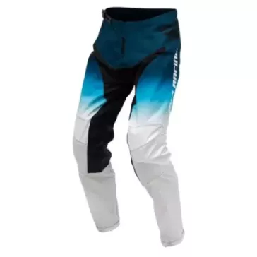 Pantalon BUD RACING GP LAZER turquoise blanc