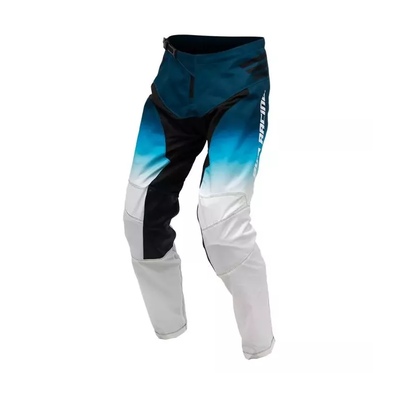 Pantalon BUD RACING GP LAZER turquoise blanc