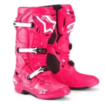 Bottes ALPINESTARS tech 10 ROSE Diva blanc