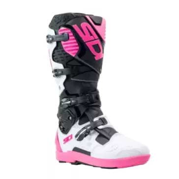 bottes SIDI CROSSFIRE 3 SRS NOIR/BLANC/ROSE 2025