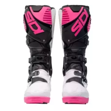 bottes SIDI CROSSFIRE 3 SRS NOIR/BLANC/ROSE 2025