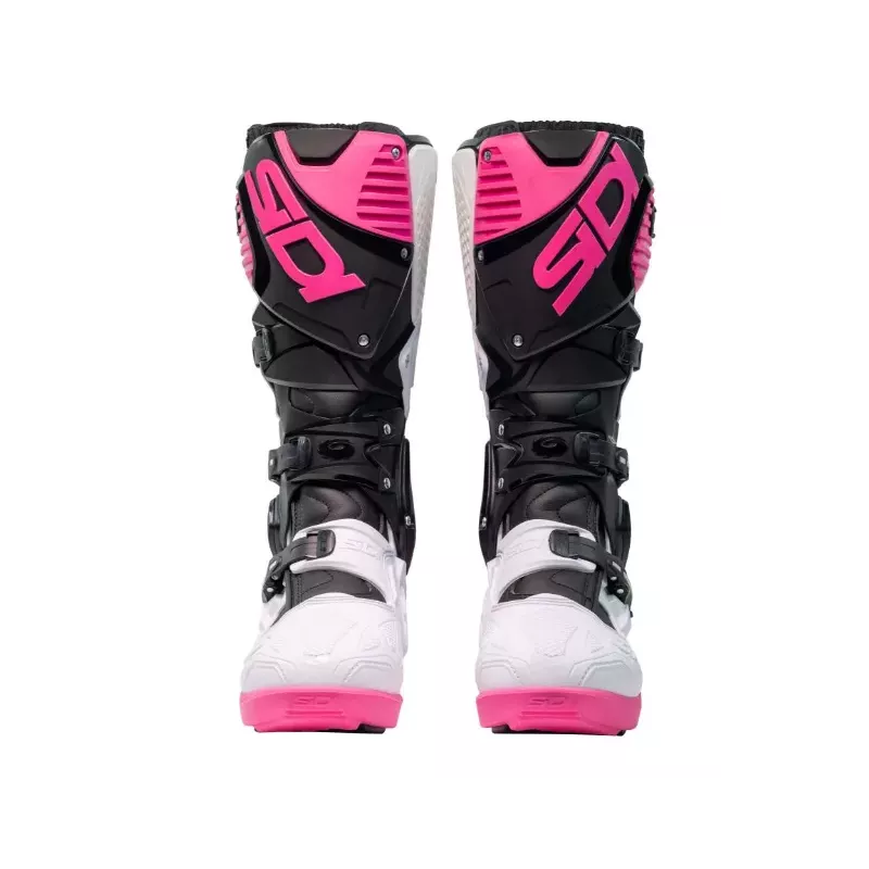 bottes SIDI CROSSFIRE 3 SRS NOIR/BLANC/ROSE 2025