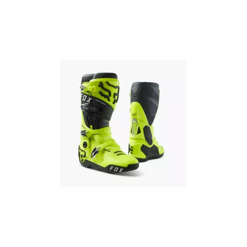 Bottes Fox motocross Instinct 2.0 Jaune Fluo
