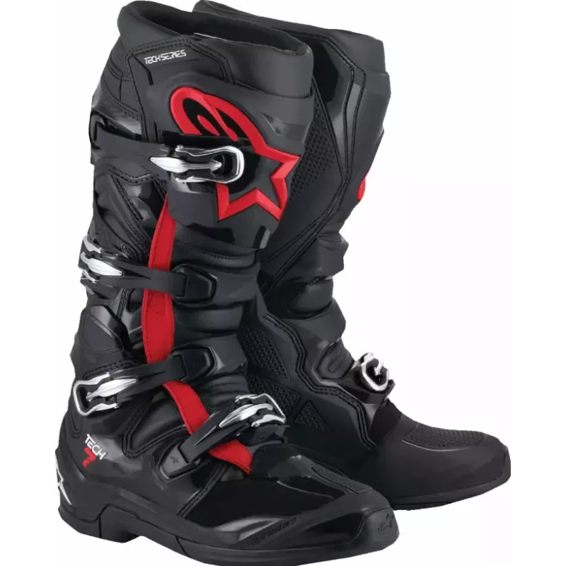 Bottes Alpinestars Tech 7 BLACK/RED FLUO