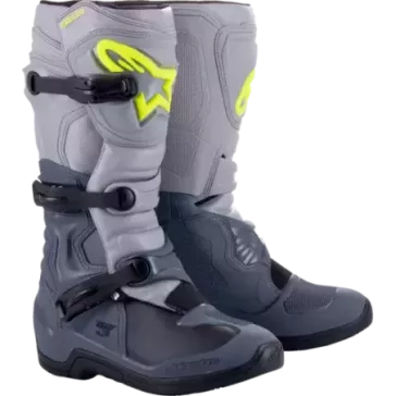 Bottes Alpinestars Tech 3 Gris Foncé Gris Clair Noir