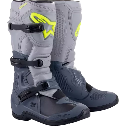 Bottes Alpinestars Tech 3 Gris Foncé Gris Clair Noir