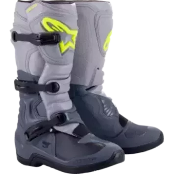 Bottes Alpinestars Tech 3 Gris Foncé Gris Clair Noir