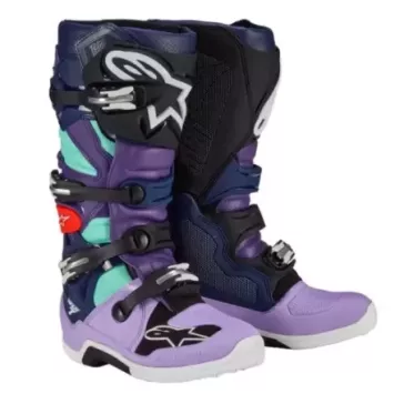 Bottes Alpinestars Tech 7 Limited Edition Imperial Double violet bleu noir