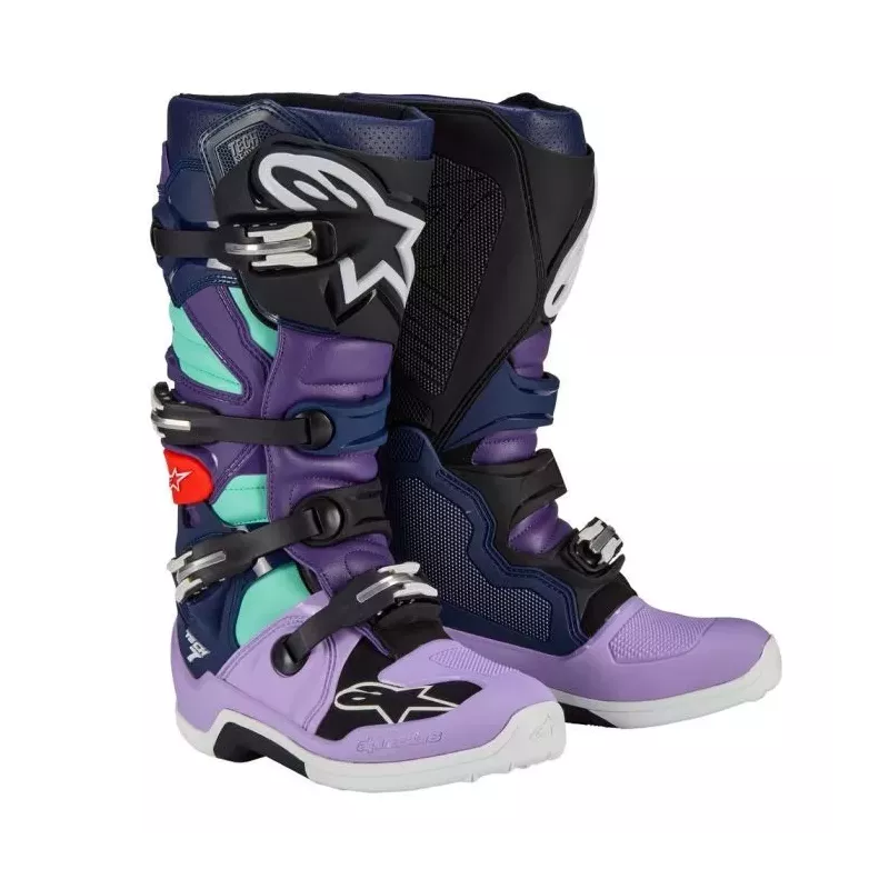 Bottes Alpinestars Tech 7 Limited Edition Imperial Double Purple Blue Black