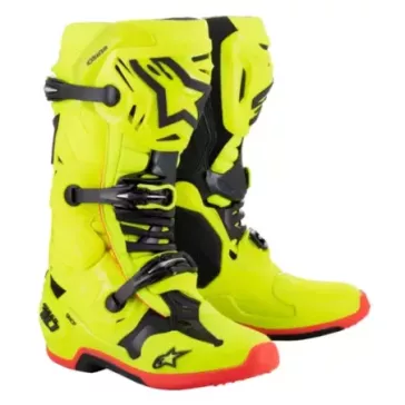 Bottes ALPINESTARS Tech10 Yellow Black Red