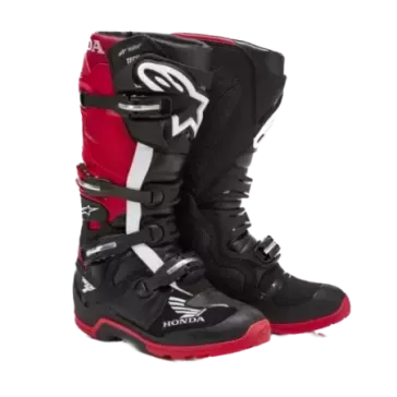 Bottes Alpinestars Honda Tech 7 Enduro Drystar Noir Rouge Vif