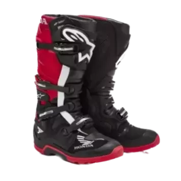 Bottes Alpinestars Honda Tech 7 Enduro Drystar Noir Rouge Vif