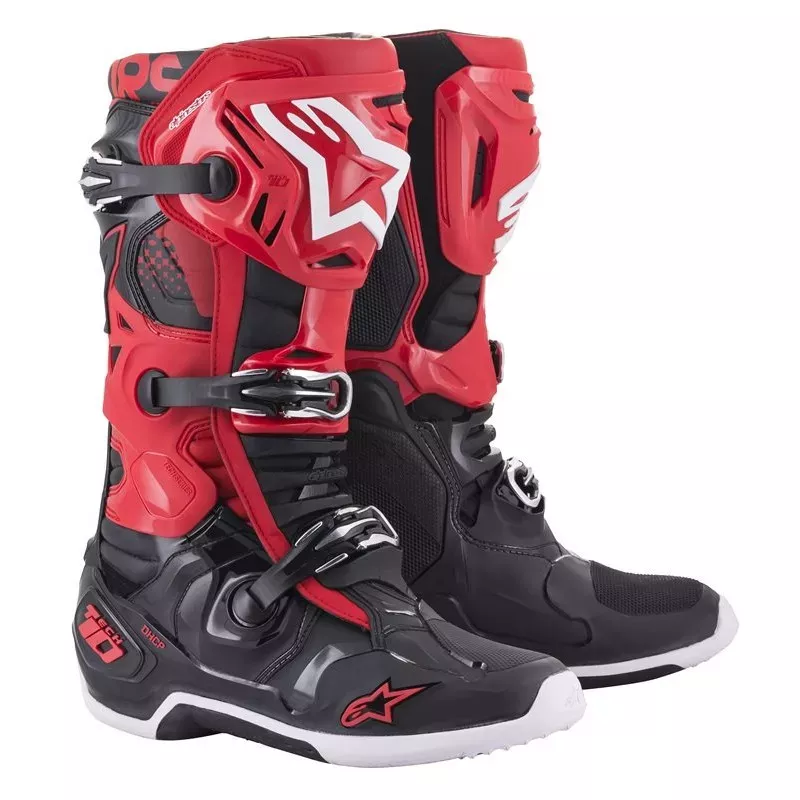 Bottes Alpinestars Tech 10 Rouge Noire