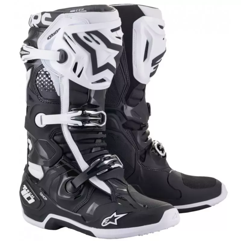 Bottes Alpinestars Tech 10 Noir Blanc