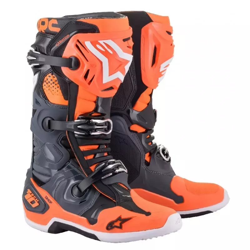 Bottes Alpinestars Tech 10 Orange Noir