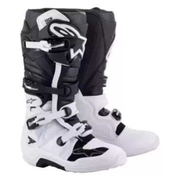 Bottes ALPINESTARS tech7 blanc noir