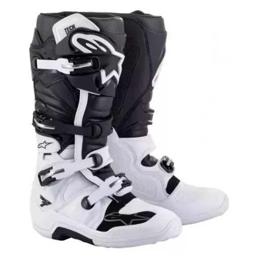 Bottes ALPINESTARS tech7 blanc noir