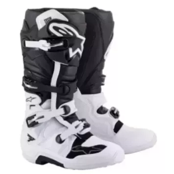 Bottes ALPINESTARS tech7 blanc noir