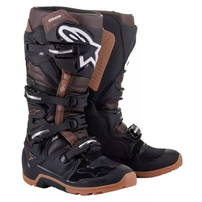 Bottes Alpinestars Tech 7 Enduro Noir Maron