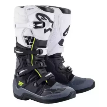 Bottes Alpinestars Tech 5 Noir Gris Foncé Blanc