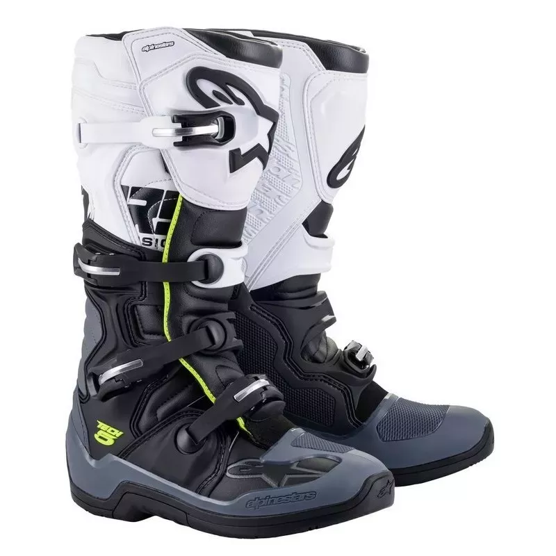Bottes Alpinestars Tech 5 Noir Gris Foncé Blanc
