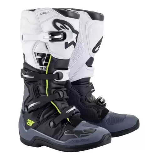 Bottes Alpinestars Tech 5 Noir Gris Foncé Blanc