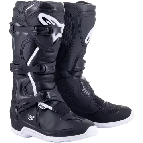 Bottes Alpinestars Tech3 Enduro étanches Noir Blanc