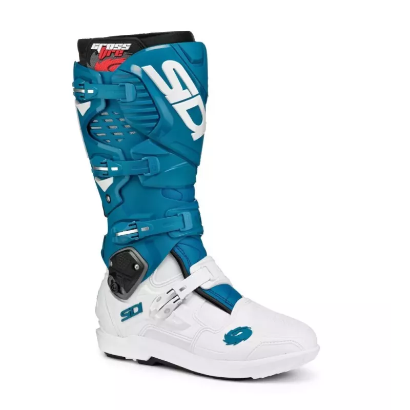 bottes SIDI CROSSFIRE 3 SRS blanc petrole