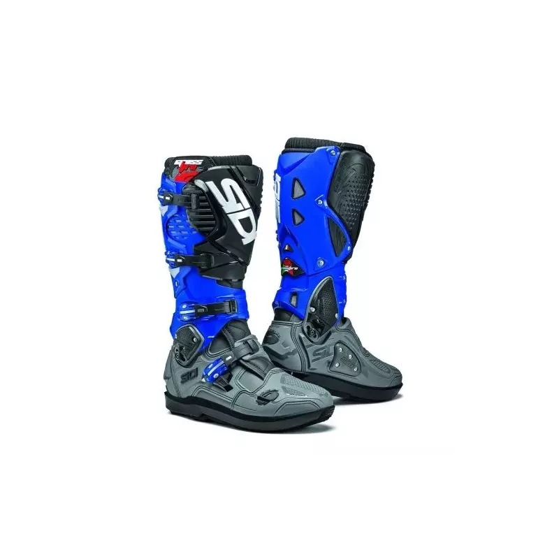 bottes SIDI CROSSFIRE 3 SRS GRIS BLEU NOIR