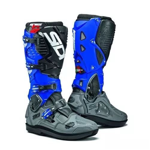 bottes SIDI CROSSFIRE 3 SRS GRIS BLEU NOIR