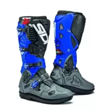 bottes SIDI CROSSFIRE 3 SRS GRIS BLEU NOIR