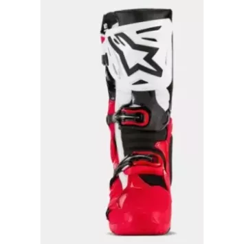Bottes Alpinestars Tech 10 Enduro Rouge Brillant Noir Blanc