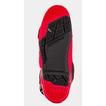 Bottes Alpinestars Tech 10 Enduro Rouge Brillant Noir Blanc