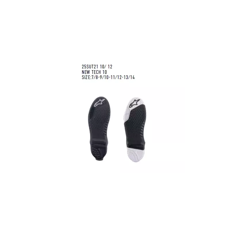 semelle alpinestars TECH10 (new) noir