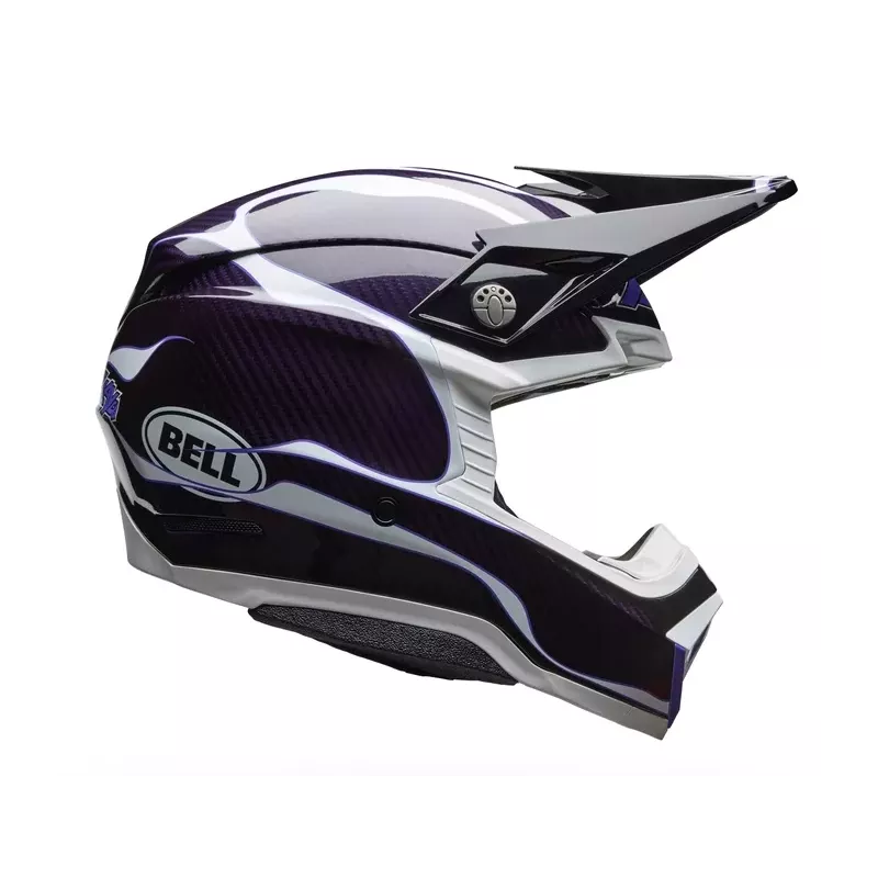 Casque BELL Moto-10 Spherical - Slayco 25 Gloss Violet / Bleu
