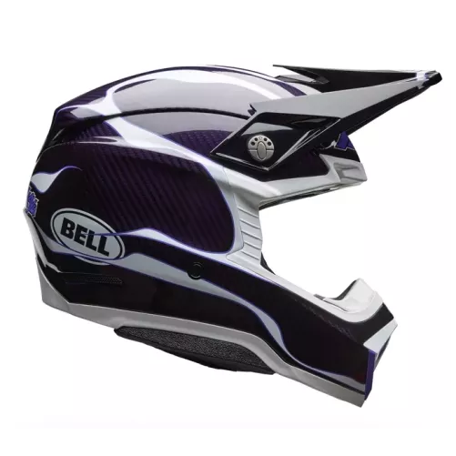 Casque BELL Moto-10 Spherical - Slayco 25 Gloss Violet / Bleu