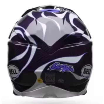 Casque BELL Moto-10 Spherical - Slayco 25 Gloss Violet / Bleu