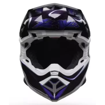 Casque BELL Moto-10 Spherical - Slayco 25 Gloss Violet / Bleu