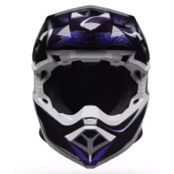 Casque BELL Moto-10 Spherical - Slayco 25 Gloss Violet / Bleu