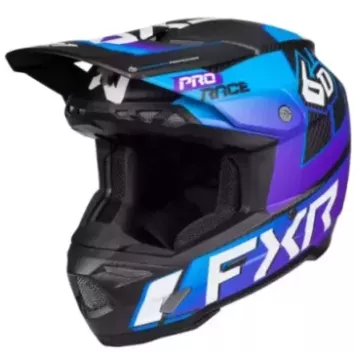 CASQUE FXR X 6D ATR-3 CARBONE AURORA Bleu Violet 775?