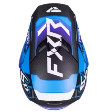 CASQUE FXR X 6D ATR-3 CARBONE AURORA Bleu Violet