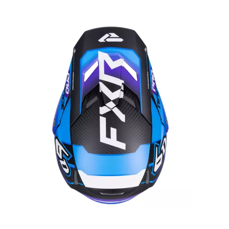 CASQUE FXR X 6D ATR-3 CARBONE AURORA Bleu Violet 775?