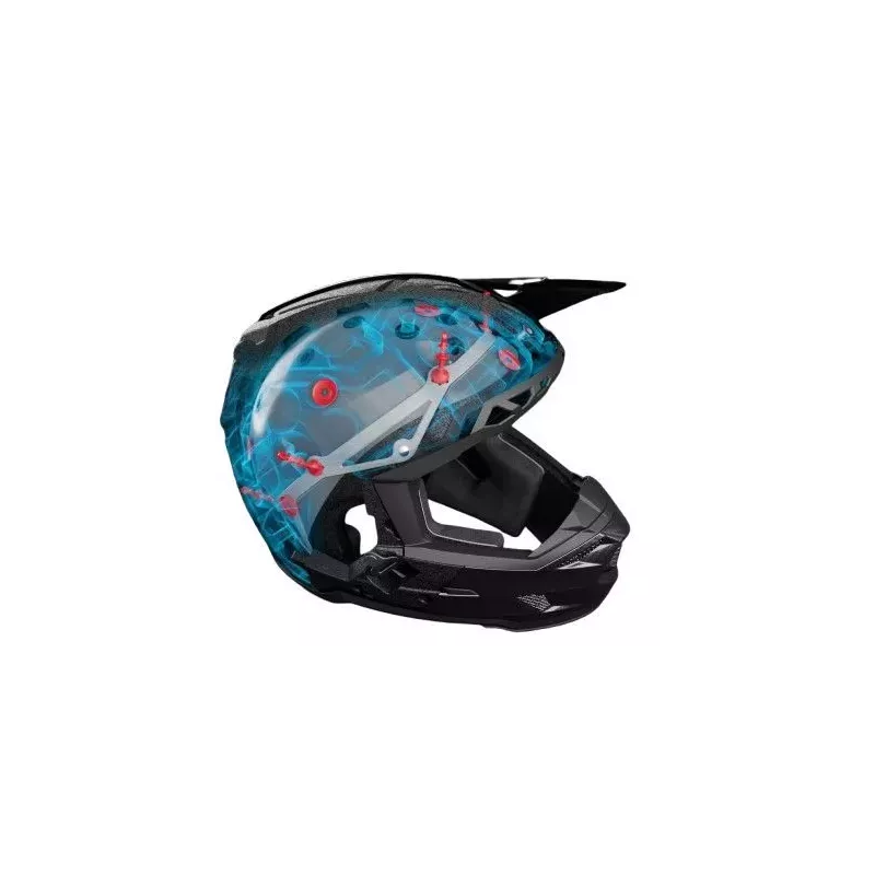 Casque 6D ATR-3 Solid Noir Brillant Carbone