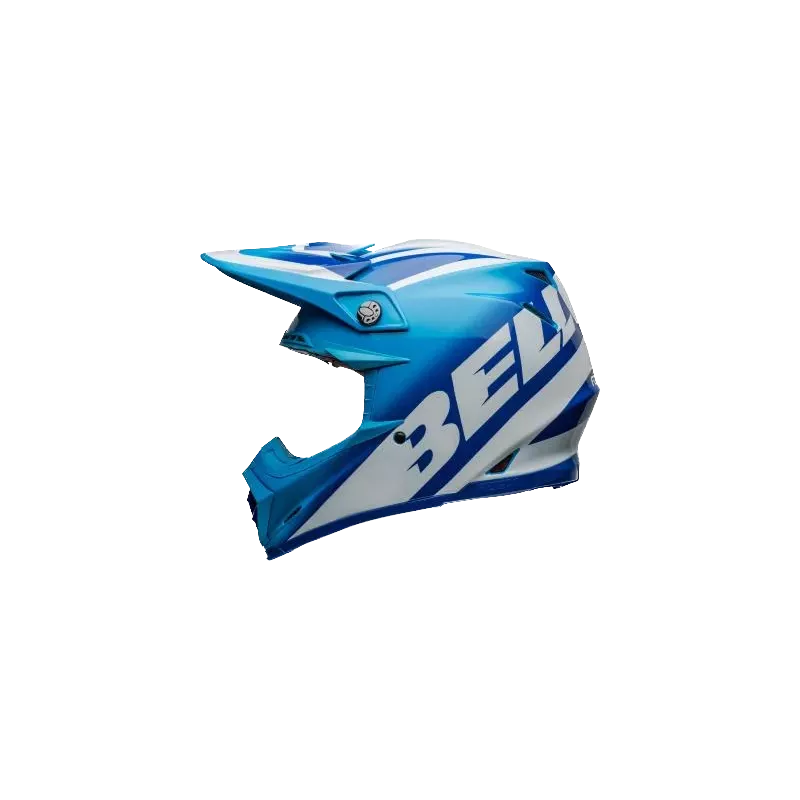 Casque BELL Moto 9S Flex Rail Gloss Bleu Blanc Casque BELL Moto 9S Flex Rail Gloss Bleu Blanc